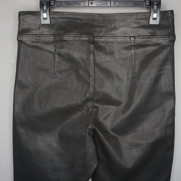 New Frame The Jet Set Skinny Crop Slit Jeans in Noir Coated size 2(30-34) - Picture 11 of 16